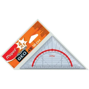 Squadra geometrica MAPED Technic 16 cm custodia