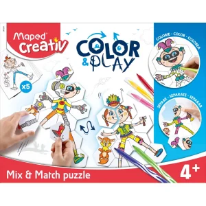 Creative set MAPED puzzle