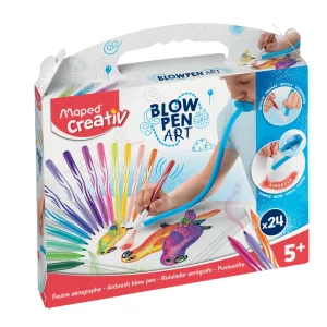 Creative set MAPED BLOW PEN ART