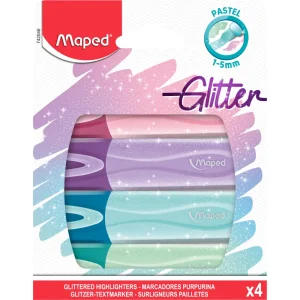 Marcatore fluorescente Maped pastel glitter 4/1 – B