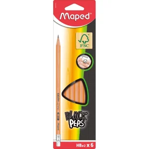 Matita in grafite Maped Black’peps con gomma 57767A