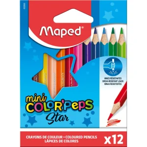 Matite colorate MAPED Color’peps Star mini 12/1
