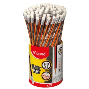 Matita in grafite Maped Black’peps con gomma 57889