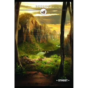 Exercise book with hard cover Street A4 large check 60557