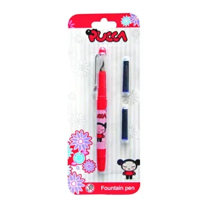 Fountain pen Pucca with 2 ink cartridges blister
