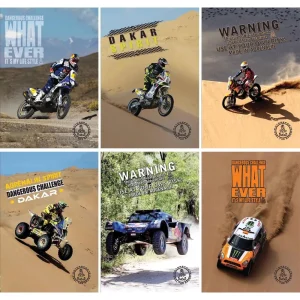 Exercise book Dakar A4 small check