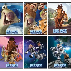 Zvezek Ice Age A4 mali karo