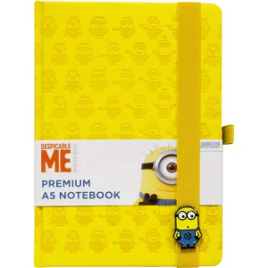 Exercise book Minions hard A5 no lines PU Plat