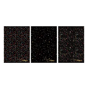 Quaderno street Black&gold A4 OC 54L