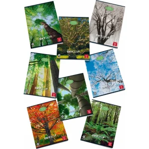 Exercise book Pigna Oxygen A4 small plaid