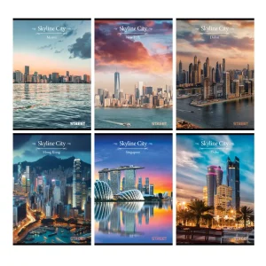 Quaderno street Skyline city A4/1R 54L