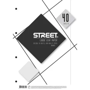 Fogli per cartellone Street, A4, bianchi, 40 fogli