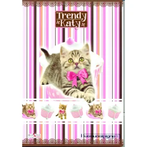 Exercise book Pigna Trend Katty A4 small checkered
