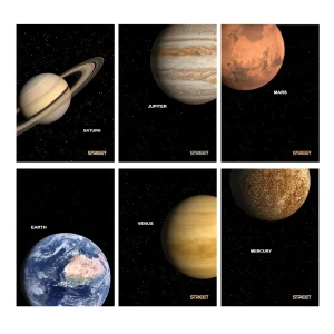 Exercise book Street Planets A4 no lines