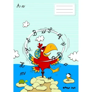 Exercise book Nande ZNA A4, large/small printed