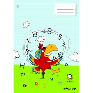 Exercise book Nande ZNA A4 abc, small printed