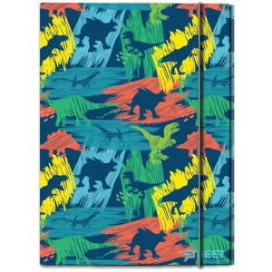 Folder with elastic band A4, Street Dino