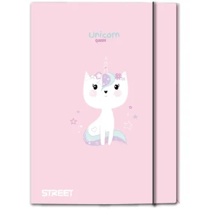 Folder with elastic band A4, Street Lovely tale