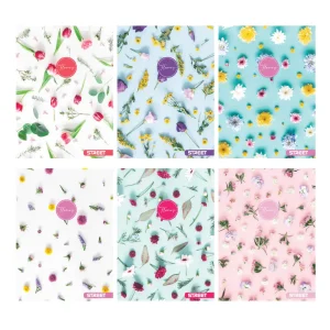 Quaderno Street Flowers A4 senza linee