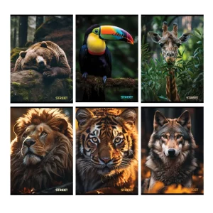 Exercise book Safari A4 unlined