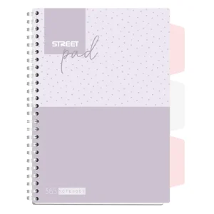 Quaderno Spirale S.pad Dots A5 1R 100L PR