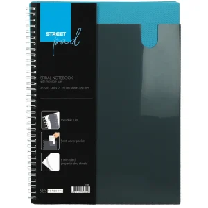 Quaderno Spirale S.pad office black A5 5M