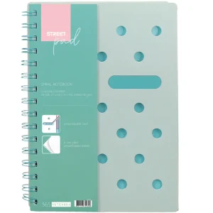 Quaderno Spirale S.pad verde pastello A4 5M