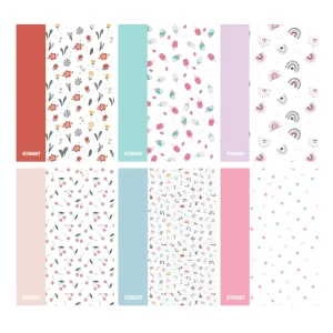 Exercise book Blossom with PP covers A4 lines