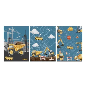 Quaderno Street Construction A4 a quadretti 1CM