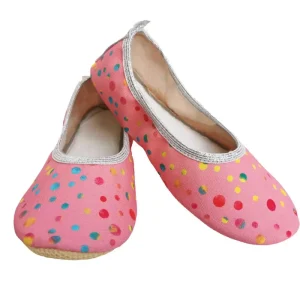 Textile school shoes pink