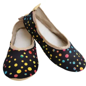 Textile school shoes black