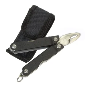 Manual silver tool Multi tool in textile case