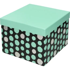 Gift box BBP dots Art 16X16X13