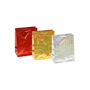 Busta regalo ologramma rosso M