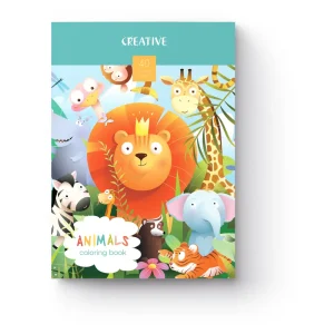 Colouring book Creative animals 40L