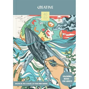 Creative Adult Animal Colouring Book 40L