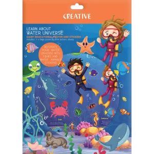 Poster with Stickers Sea