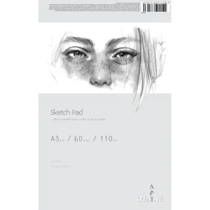 Sketch pad Creative A3 60L 110GR.