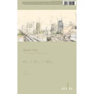 Sketch pad Creative A3 35L 160GR.