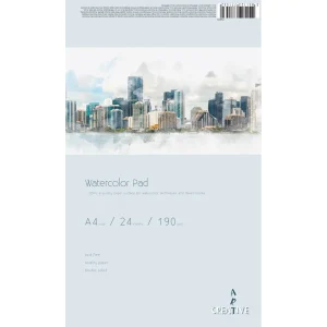 Blocco di acquerelli Creative A4 24L 190GR.