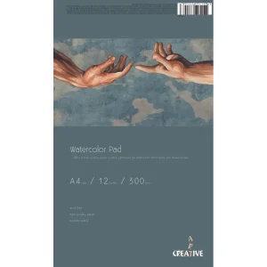 Blocco per acquerelli Creative A4 12L 300GR.