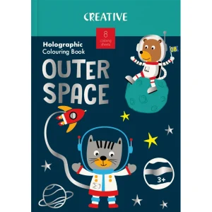 Colouring book Creative Dino Shine