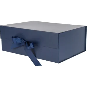 Blue gift box 29x22x10 cm