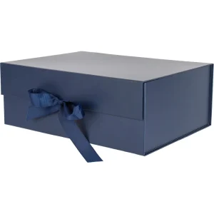 Blue gift box 22x16x8,5 cm