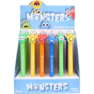 Penna gel cancellabile Monsters blu 0,5 36/1