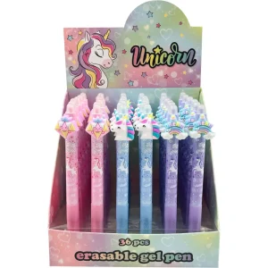 Penna gel cancellabile Unicorno