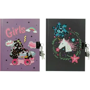 Memory book with key Girls sort