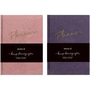 Notebook Velvet 14 X 20 CM sort