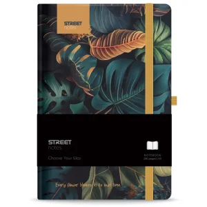 Notebook with elastic band Flowers Garden A5 96L
