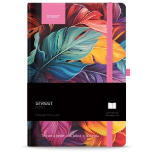 Notebook with elastic band Flowers Petal A5 96L